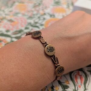 Rose Bracelet Copper Color